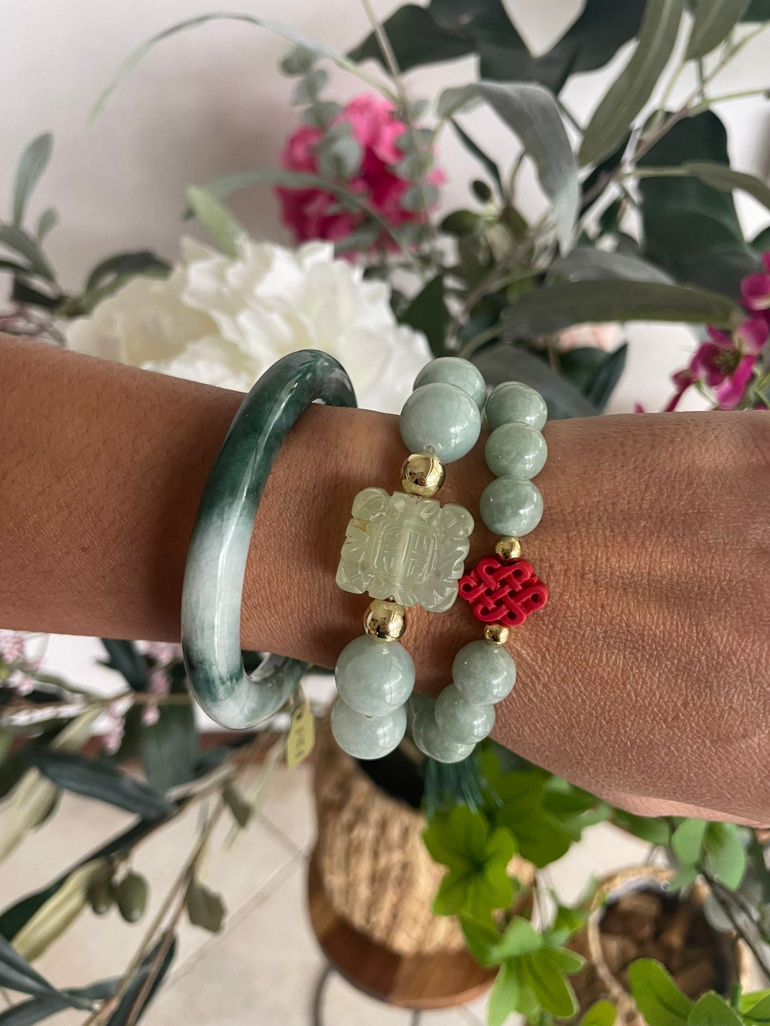 Jade bracelets