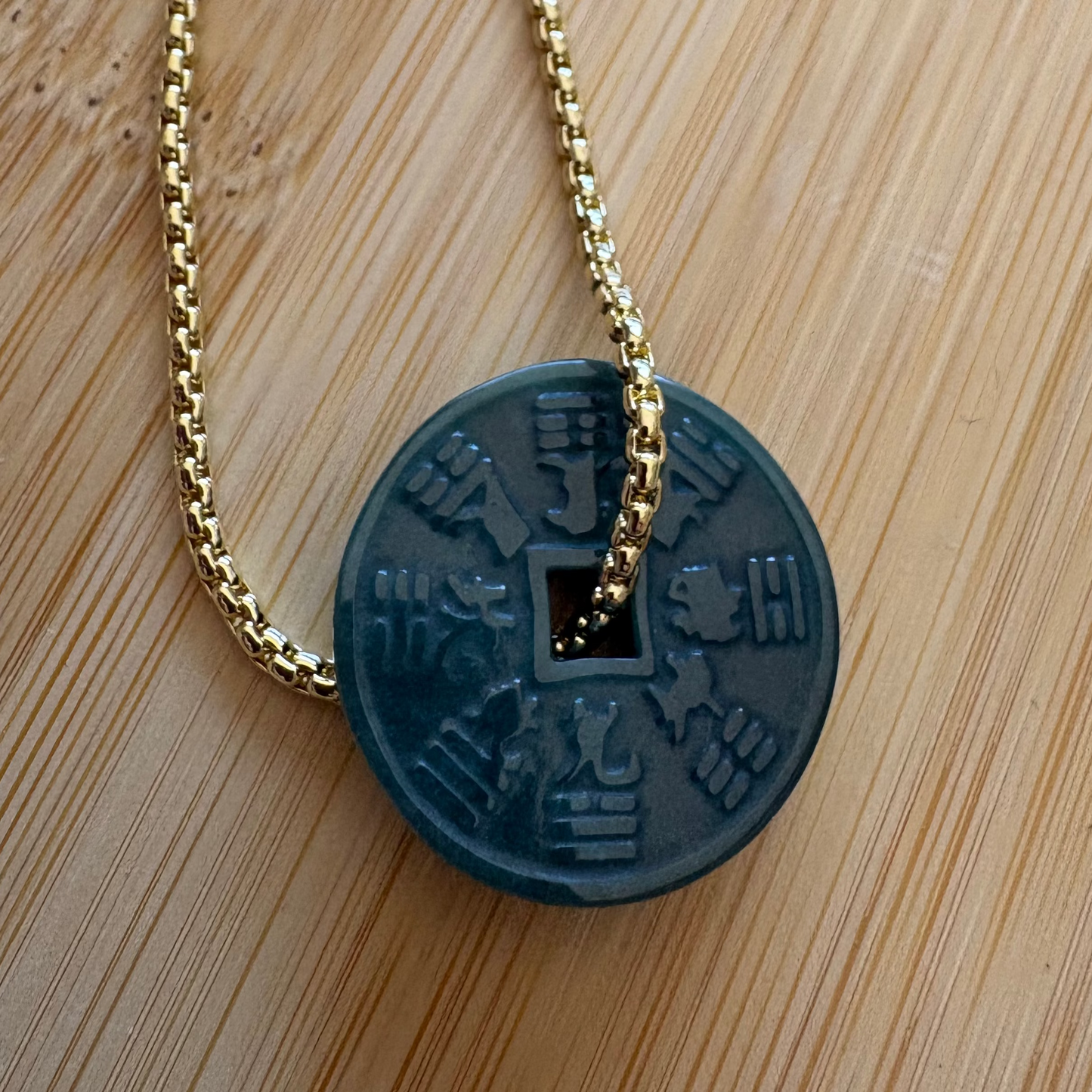 Guatemala Olmec Jade fortune Coin