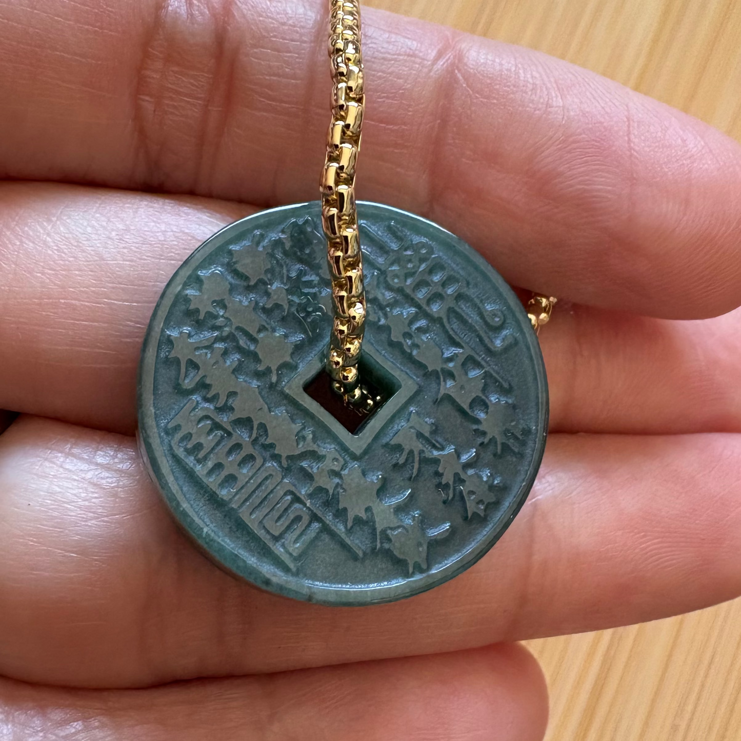 Guatemala Olmec Jade fortune Coin